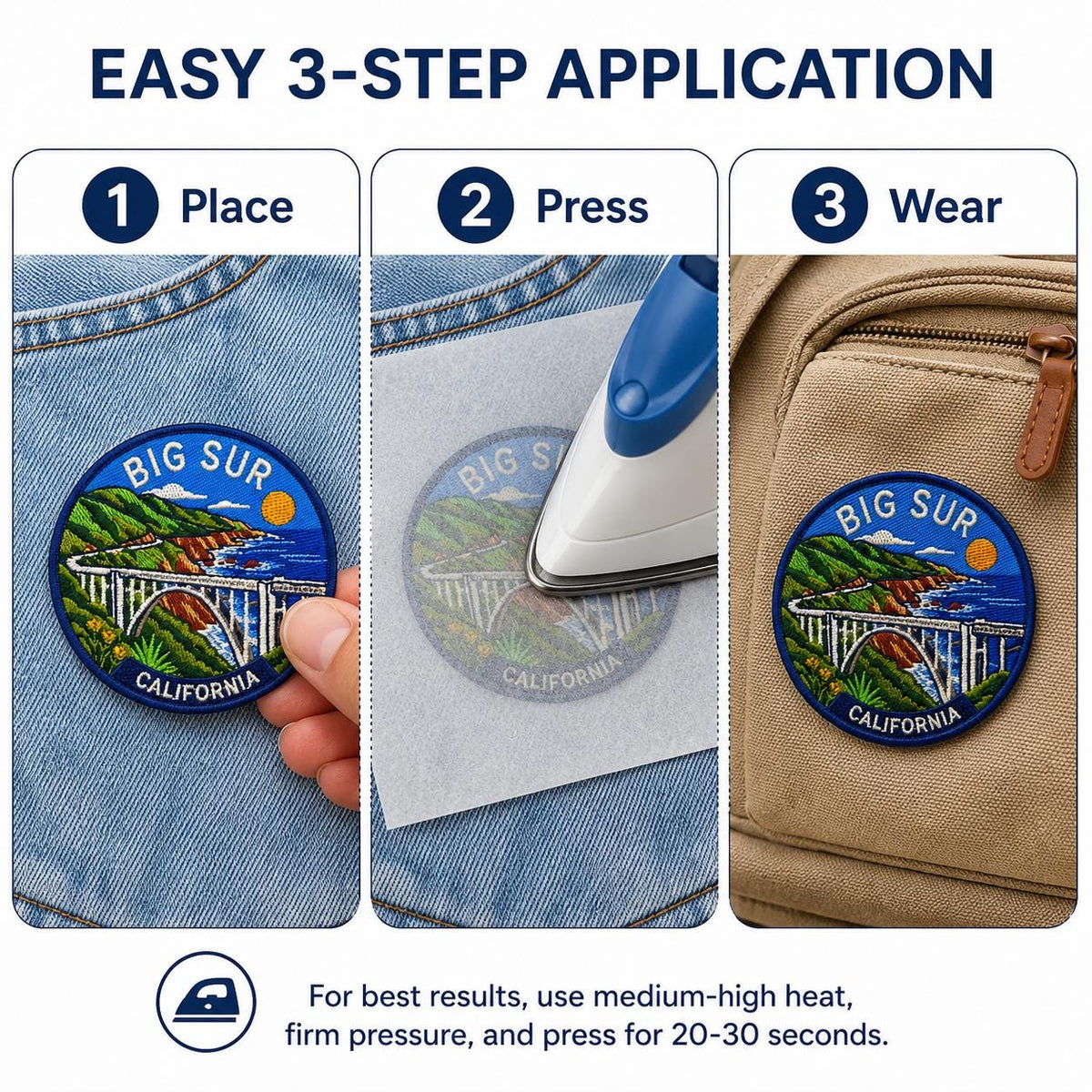 Big Sur Round Bixby Bridge Patch - image 9