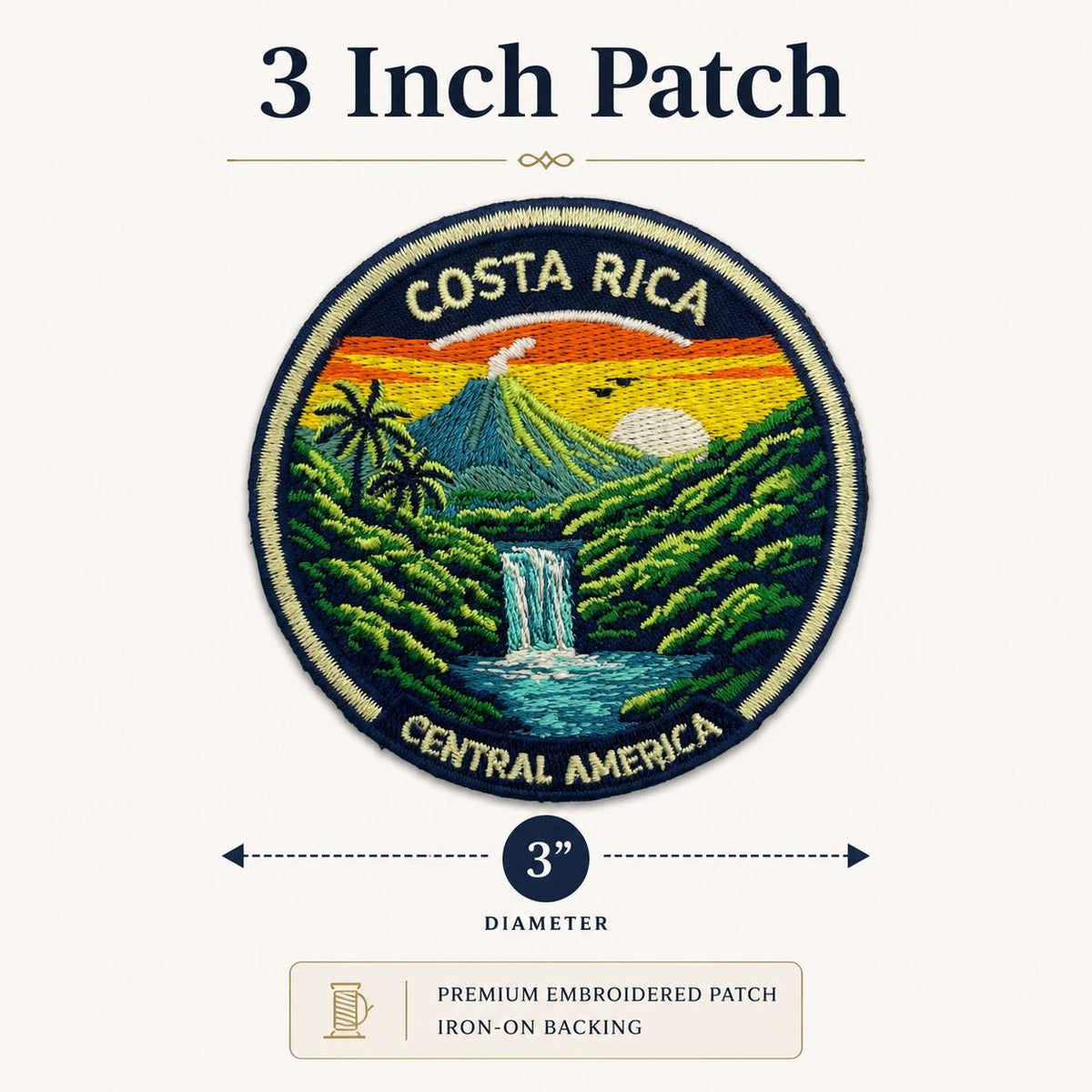 Costa Rica Waterfall Patch - image 4