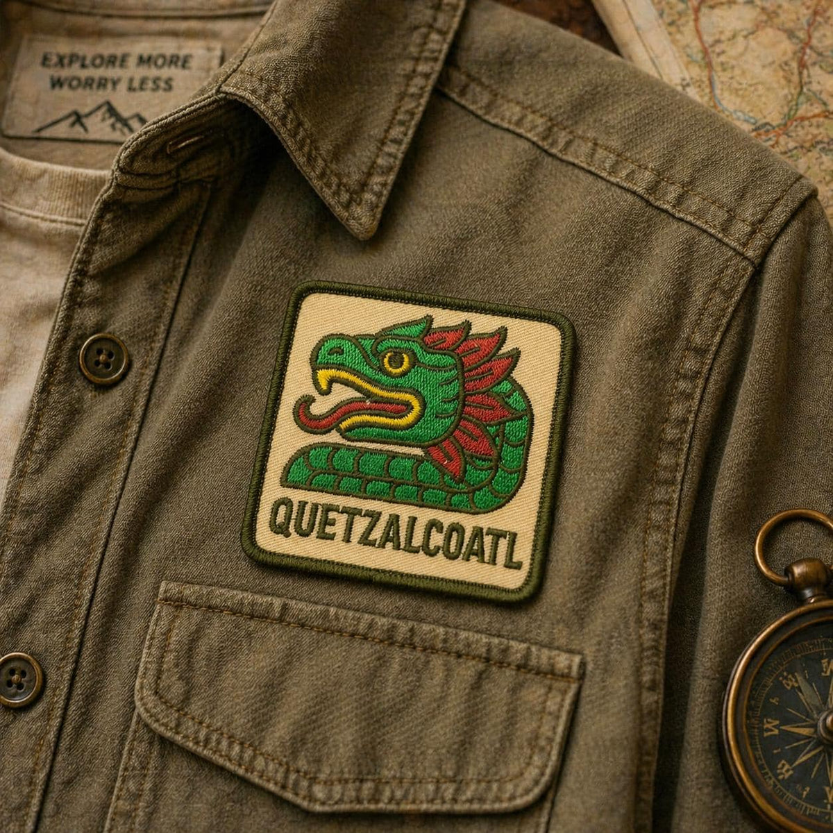 Aztec Quetzalcoatl Patch - image 6