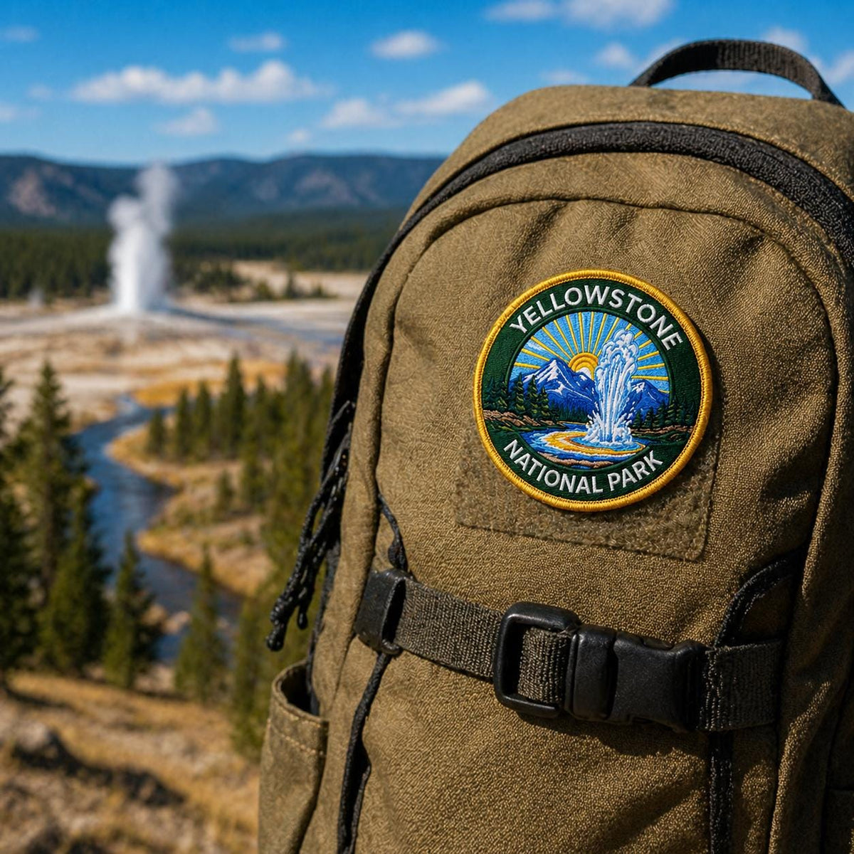 Yellowstone Old Faithful Patch - image 3
