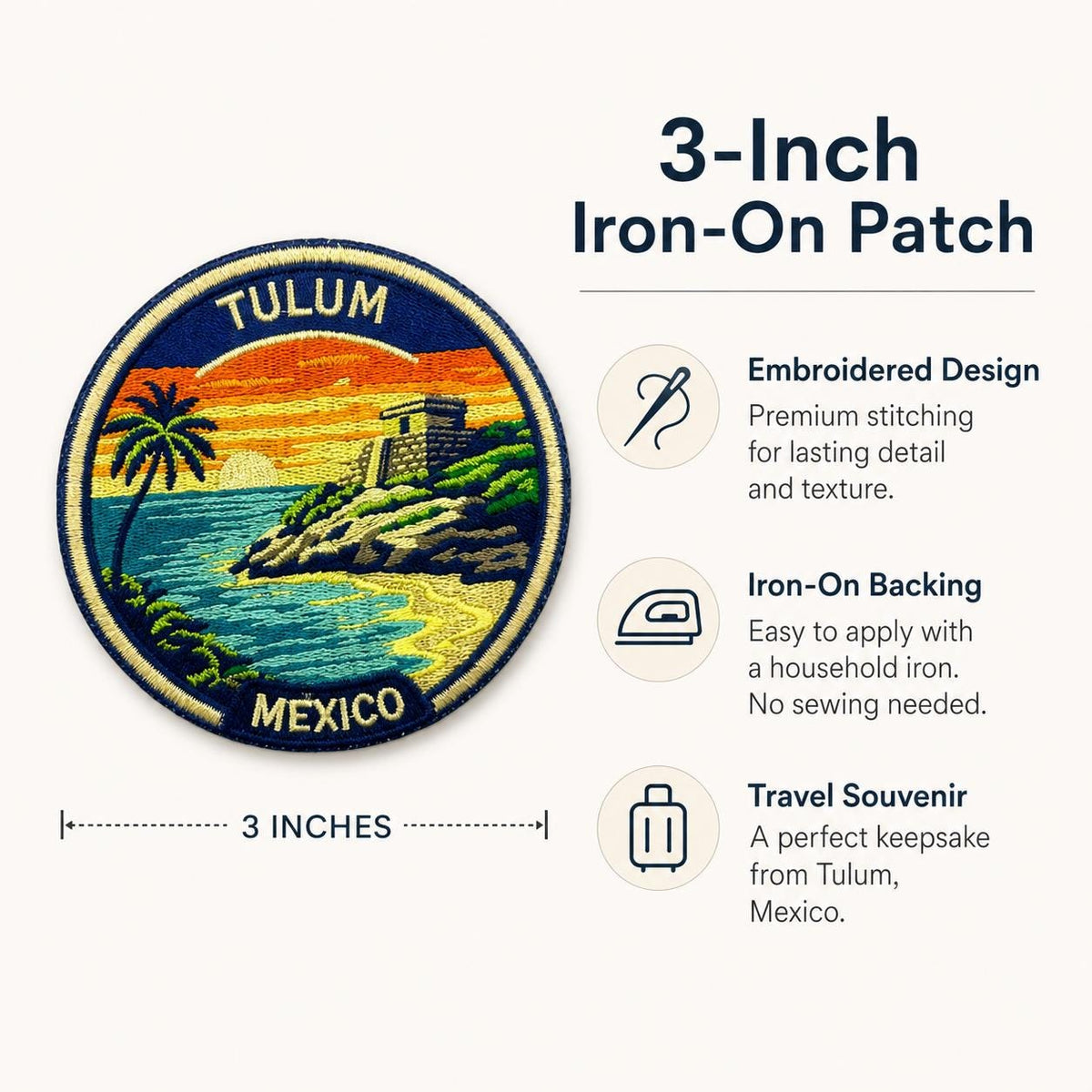 Tulum Mayan Ruins Patch - image 6
