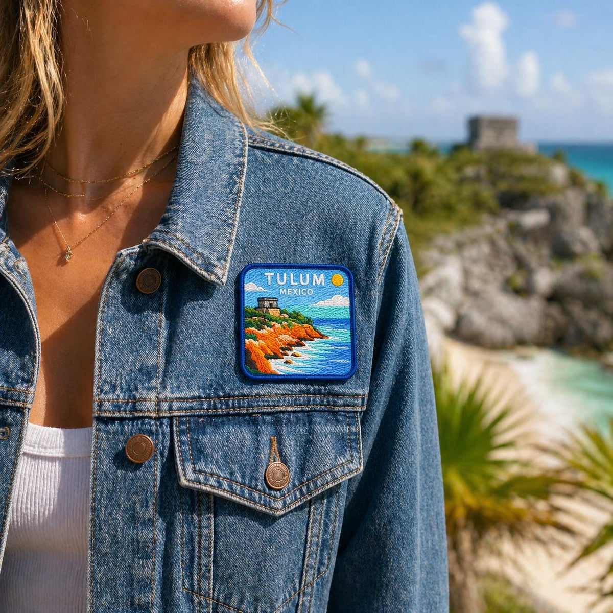 Tulum Coastal Ruins Patch - image 4