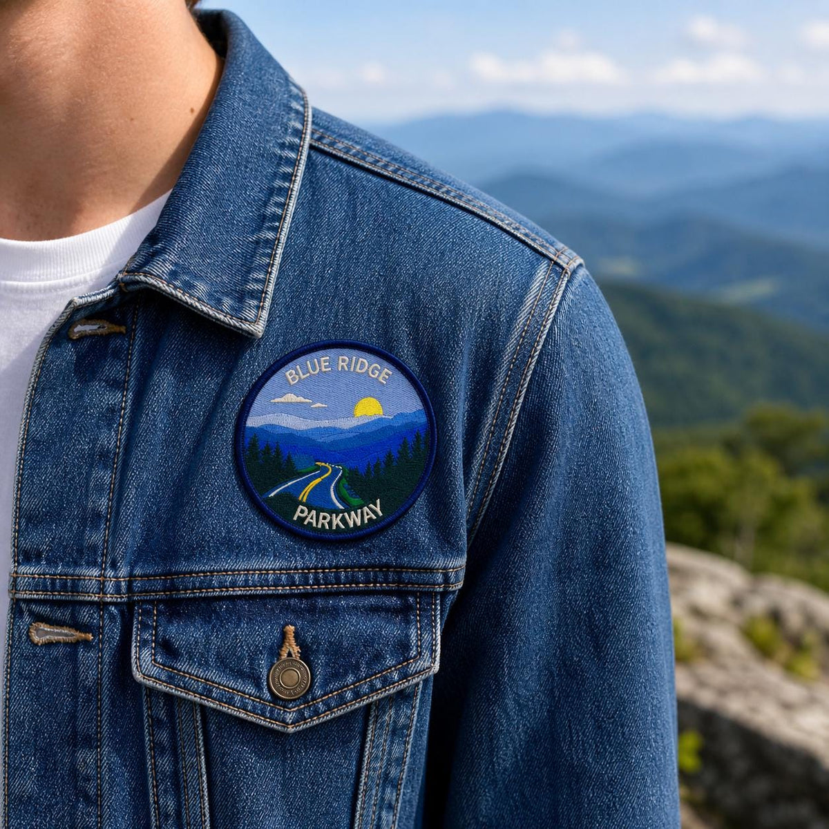 Blue Ridge Parkway Mountain Road Patch - image 4