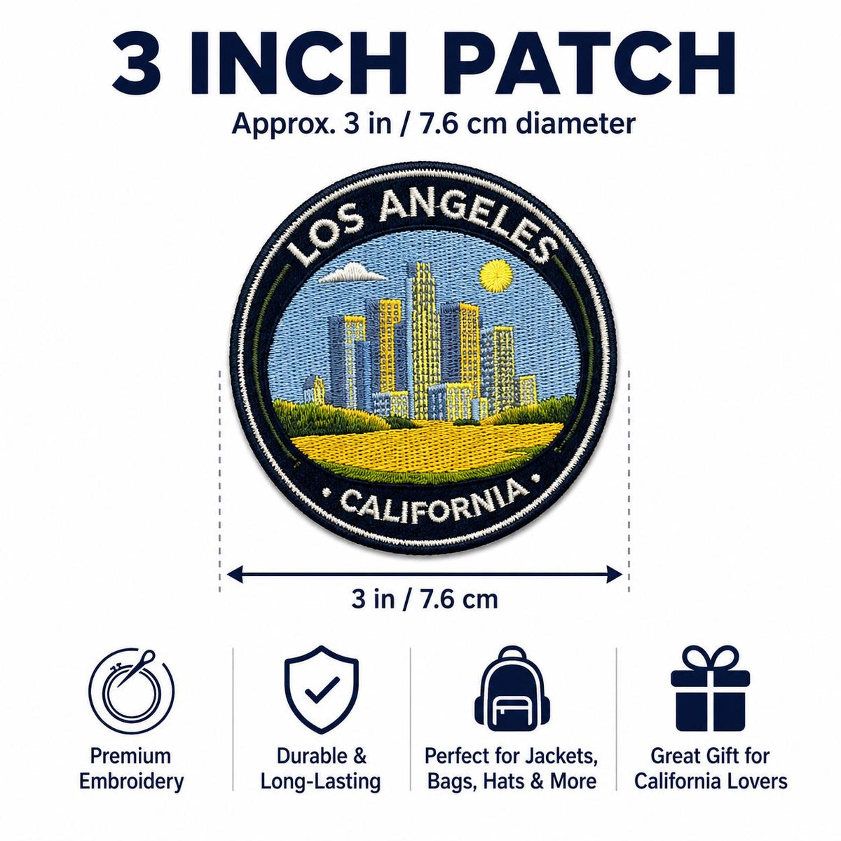 Los Angeles Skyline Patch - image 4