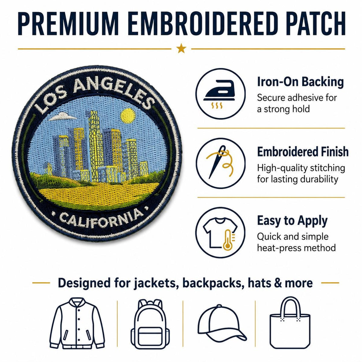 Los Angeles Skyline Patch - image 6