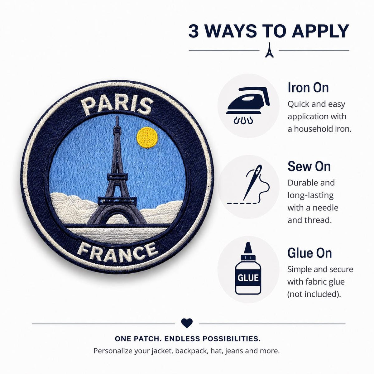 Paris Eiffel Tower Patch - image 8