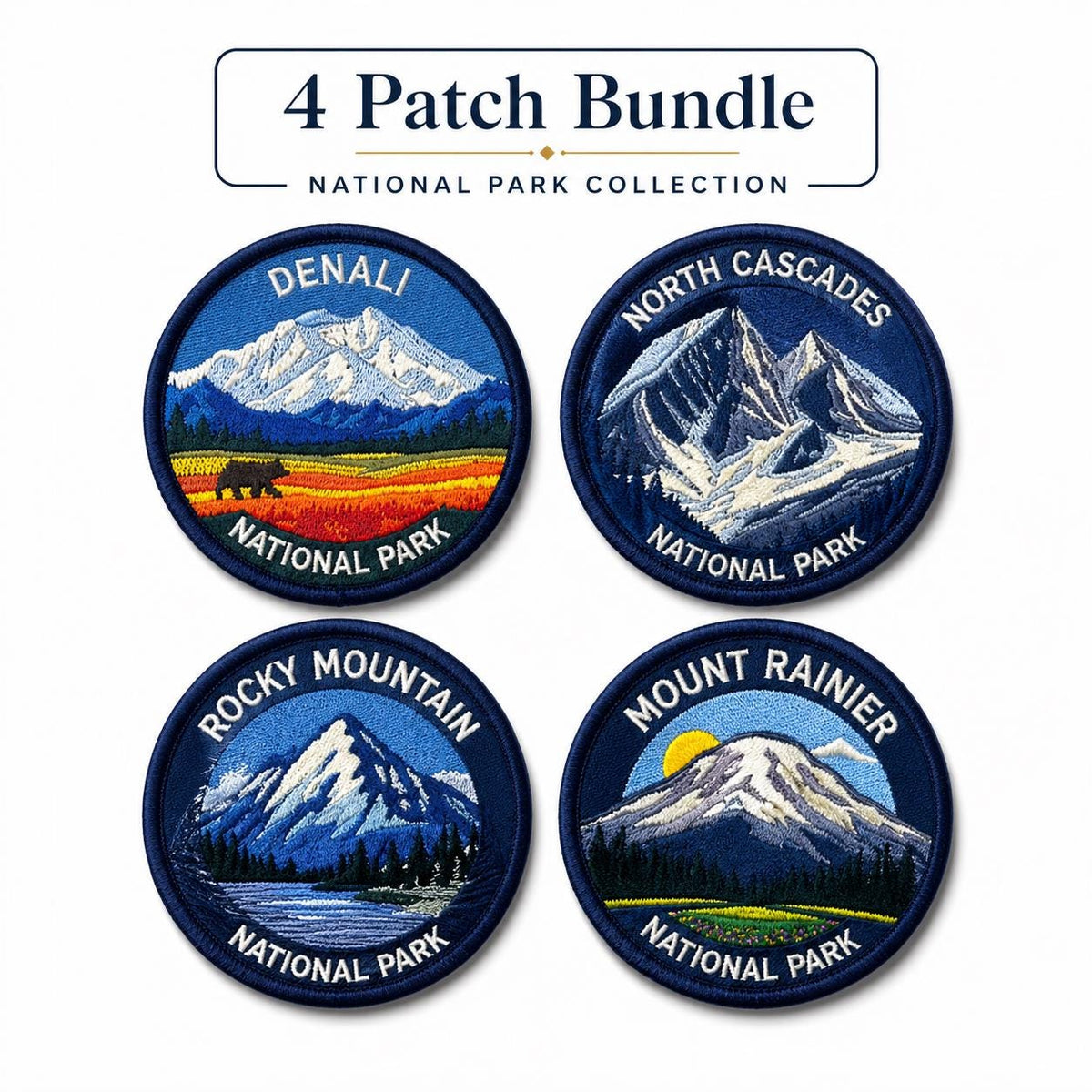 Mountain Parks Patch 4-Pack
