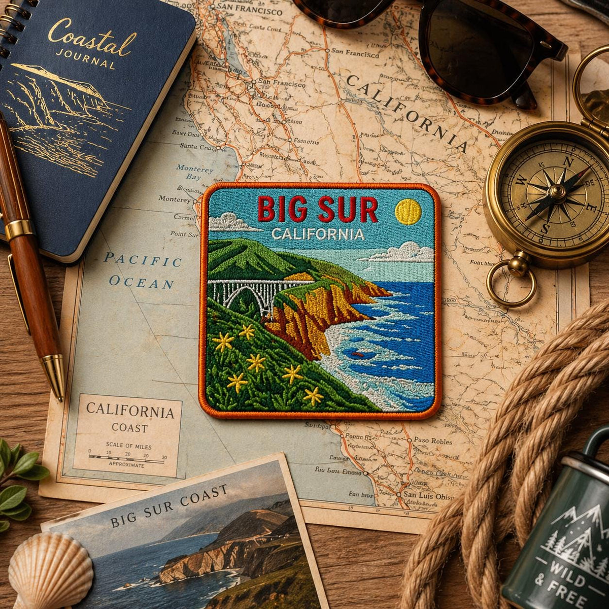 Big Sur Bixby Bridge Patch - image 3