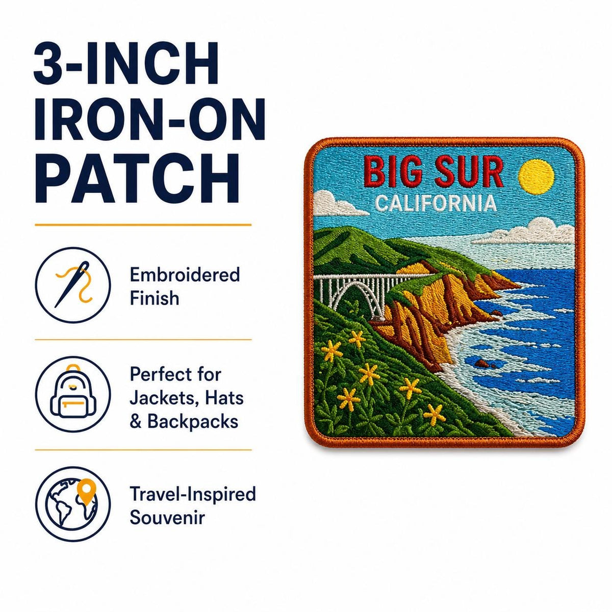 Big Sur Bixby Bridge Patch - image 7