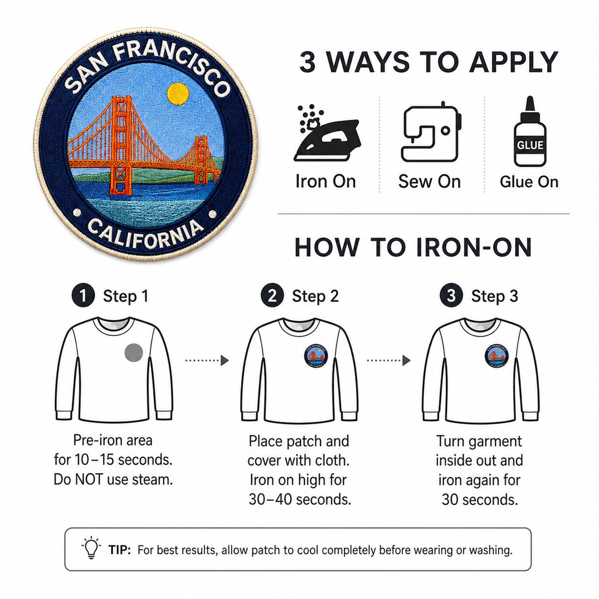 San Francisco Golden Gate Patch - image 10