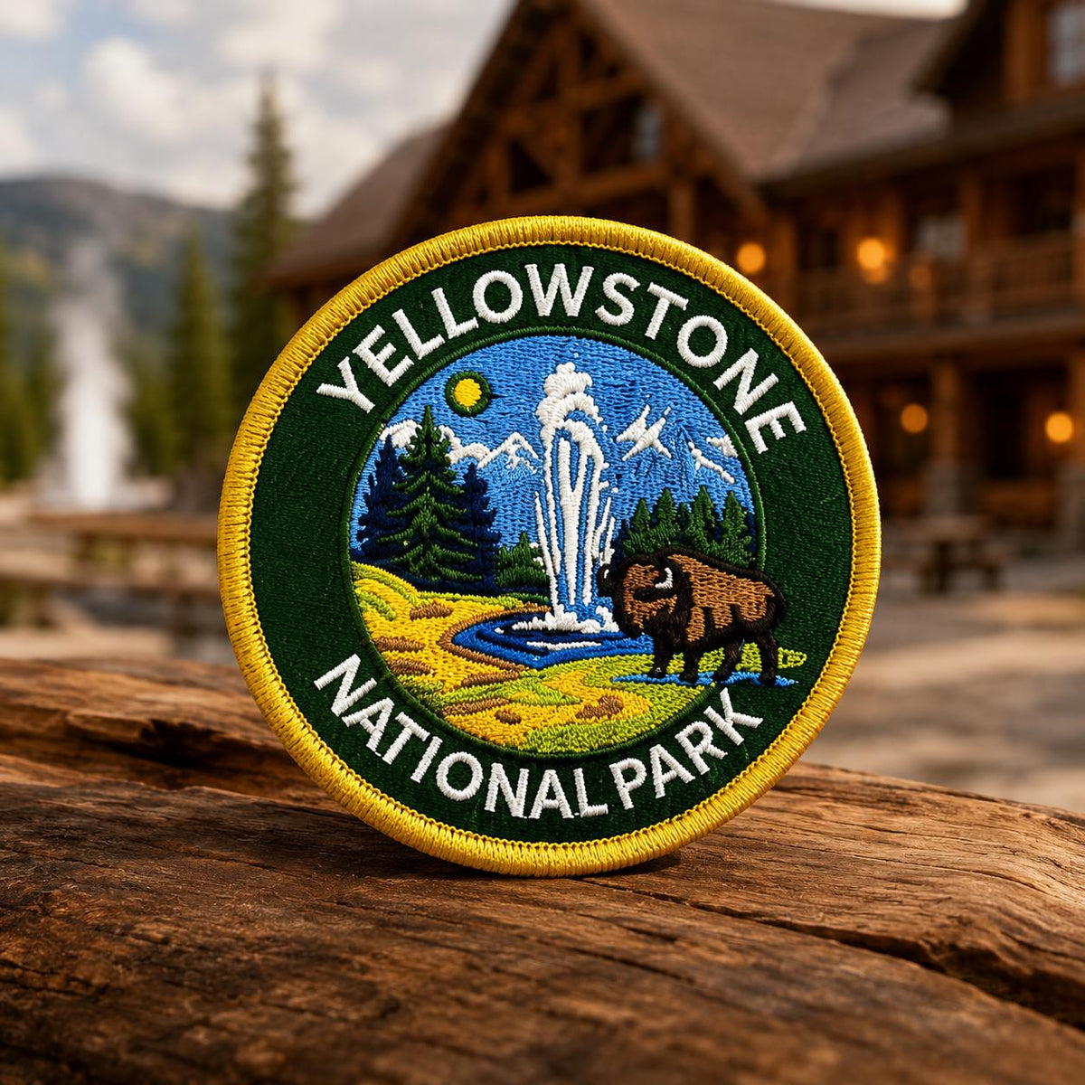 Yellowstone Buffalo & Geyser Patch - image 3