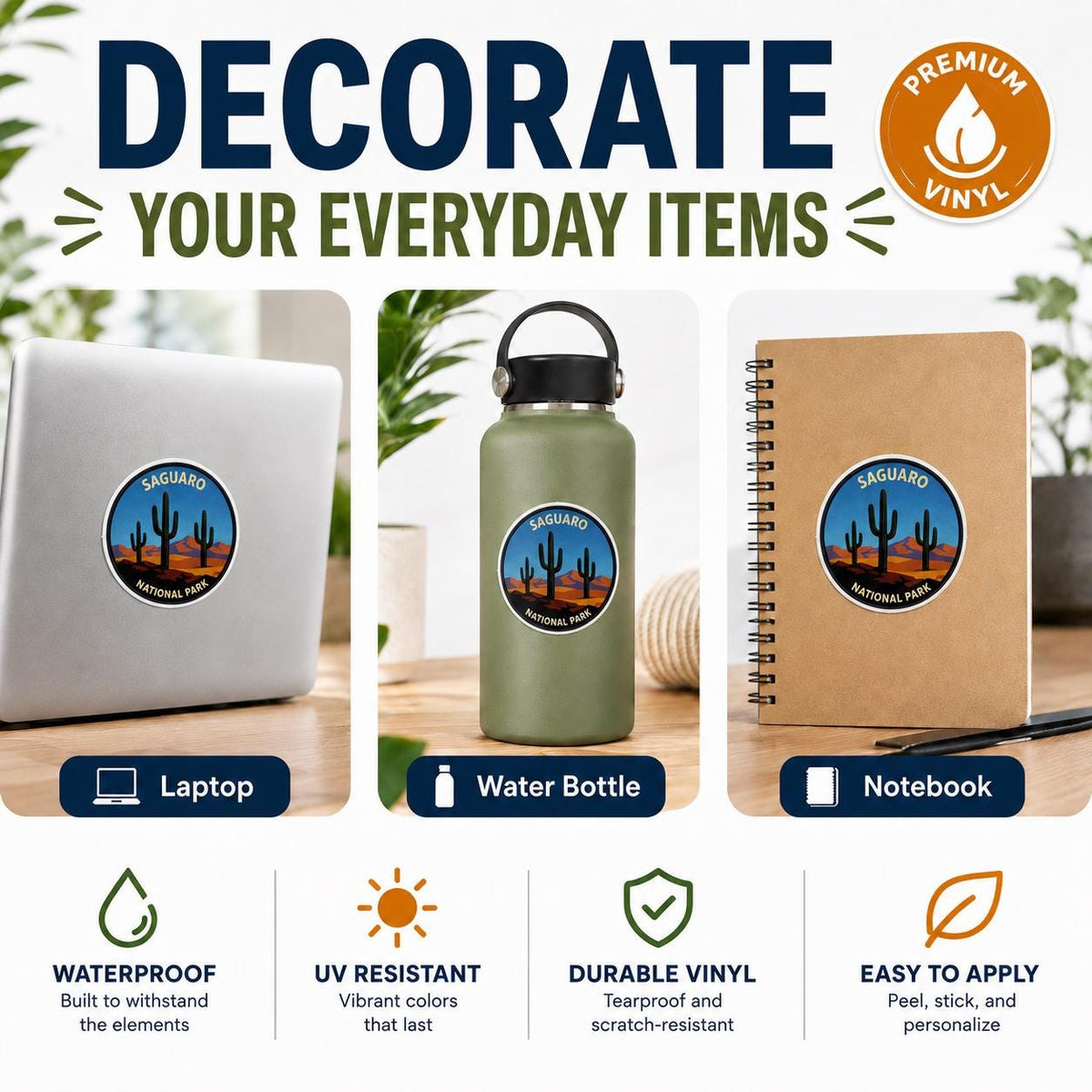 Saguaro Sticker 3-Pack - image 9