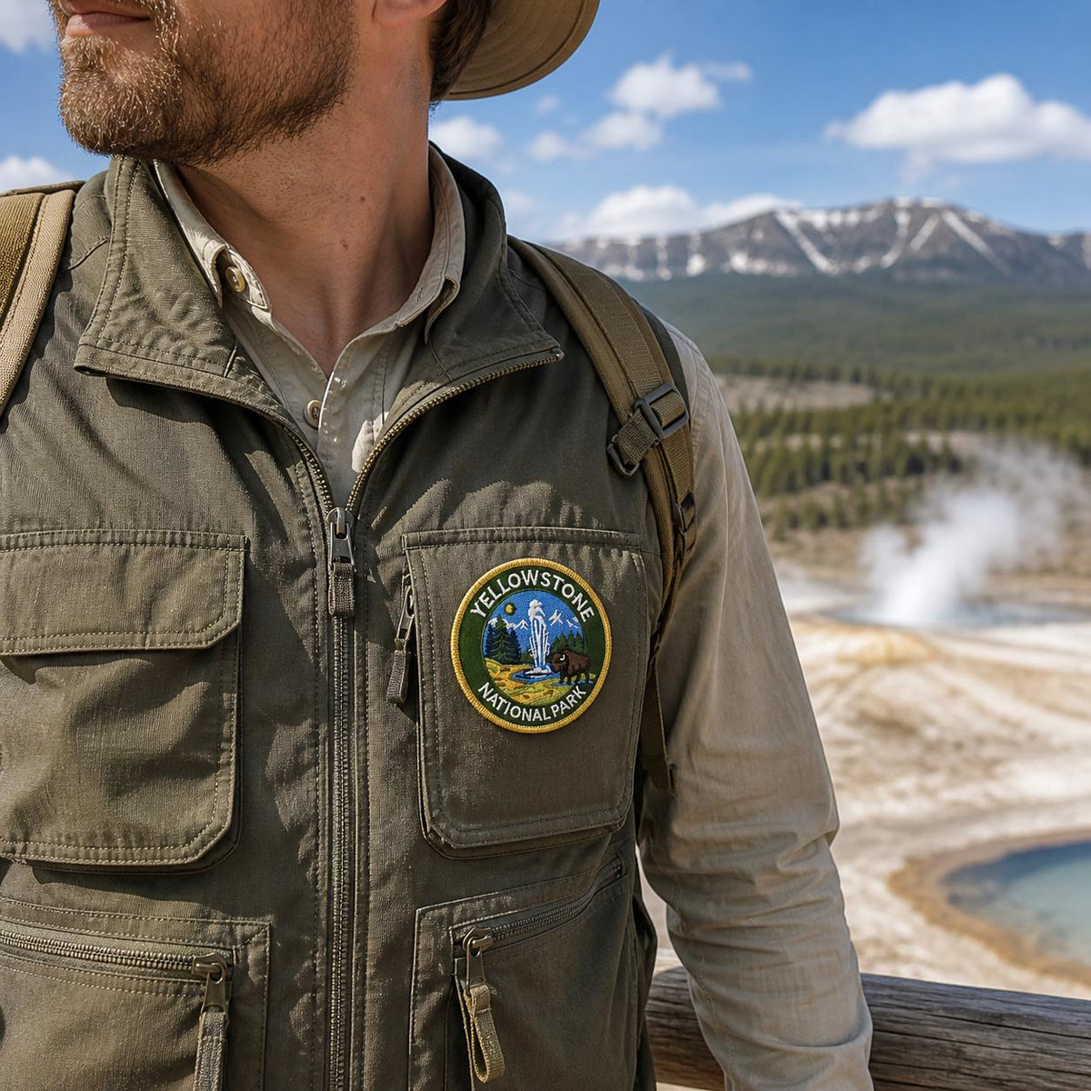 Yellowstone Buffalo & Geyser Patch - image 8