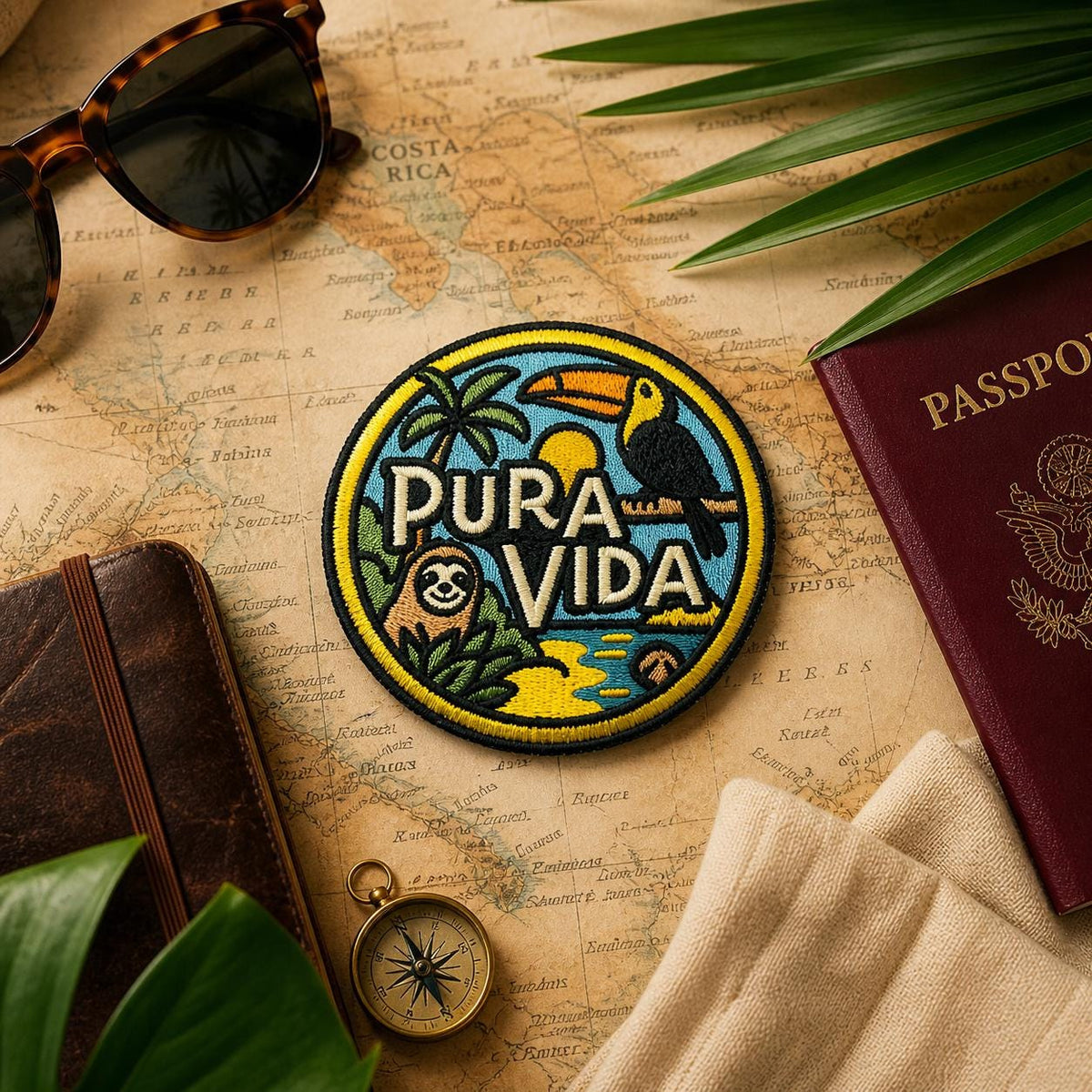 Pura Vida Sloth & Toucan Patch - image 6