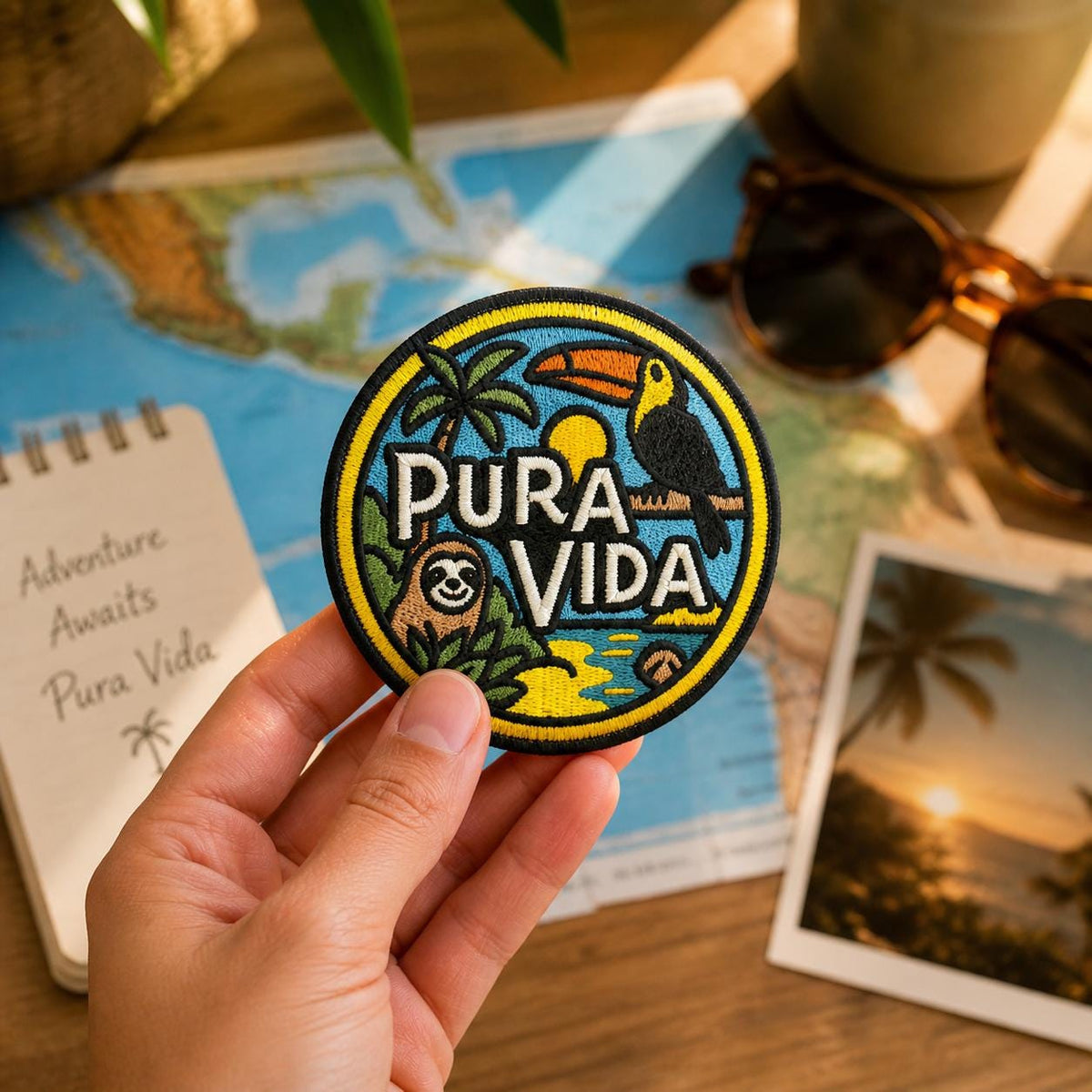 Pura Vida Sloth & Toucan Patch - image 2