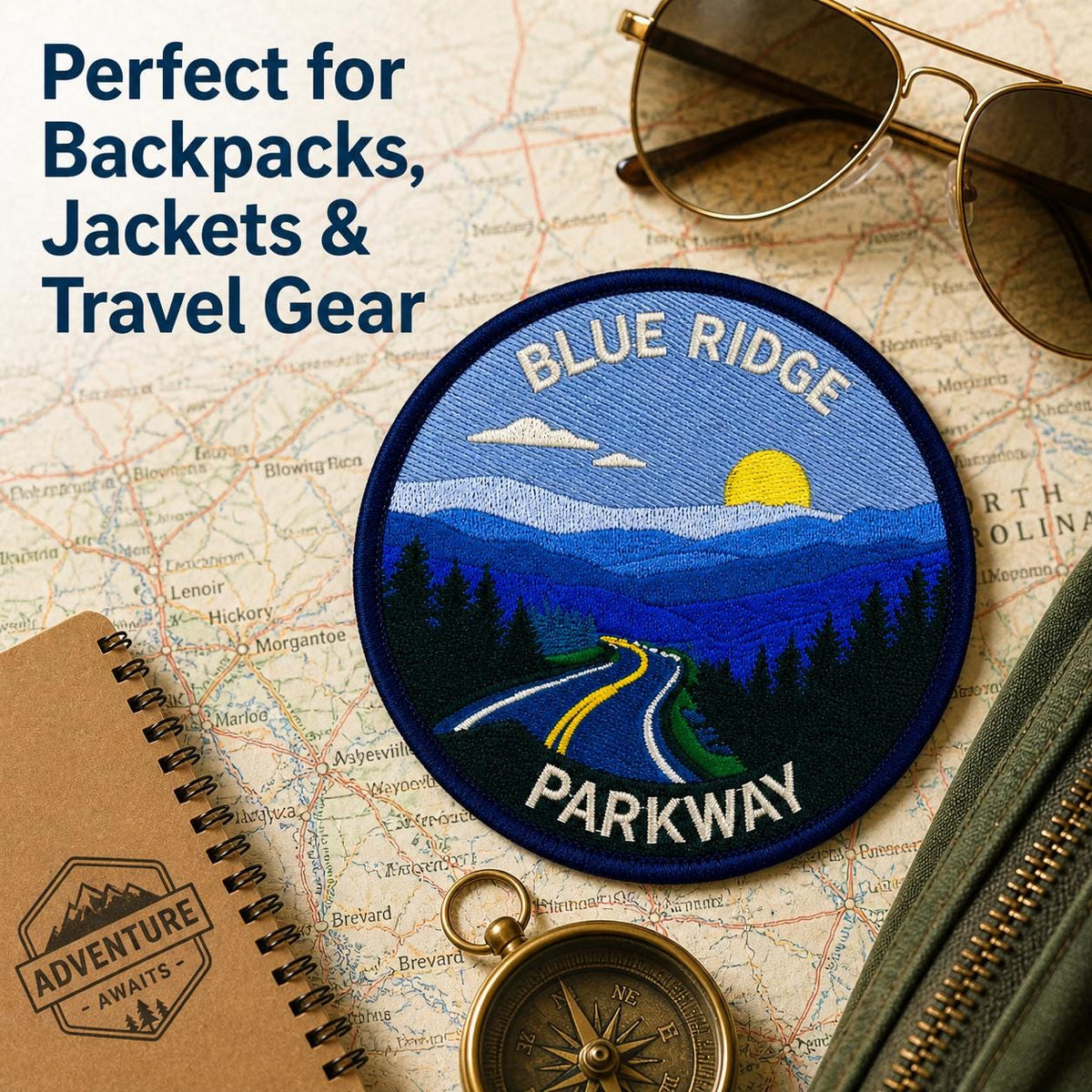 Blue Ridge Parkway Mountain Road Patch - image 7