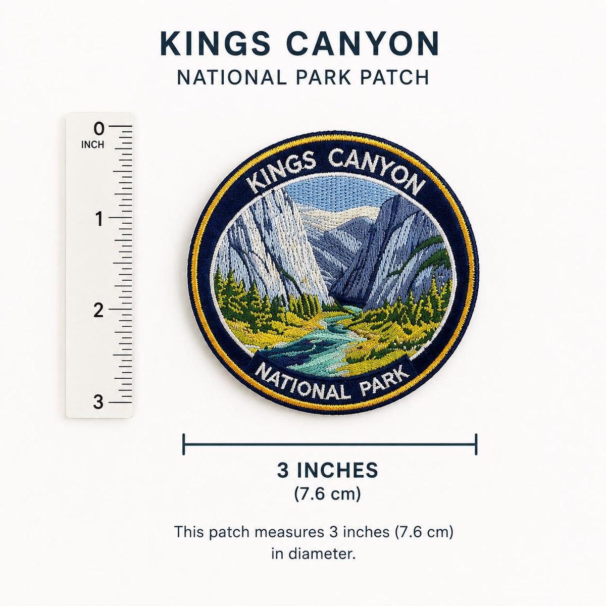 Kings Canyon National Park Patch - image 7