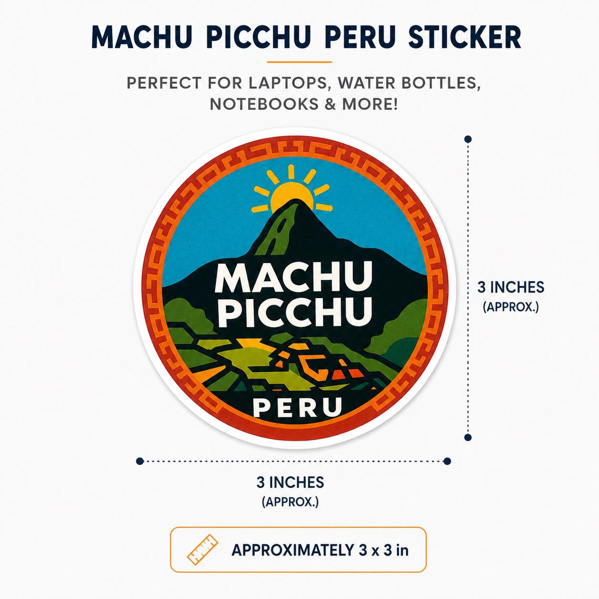 Machu Picchu Sticker 3-Pack - image 3