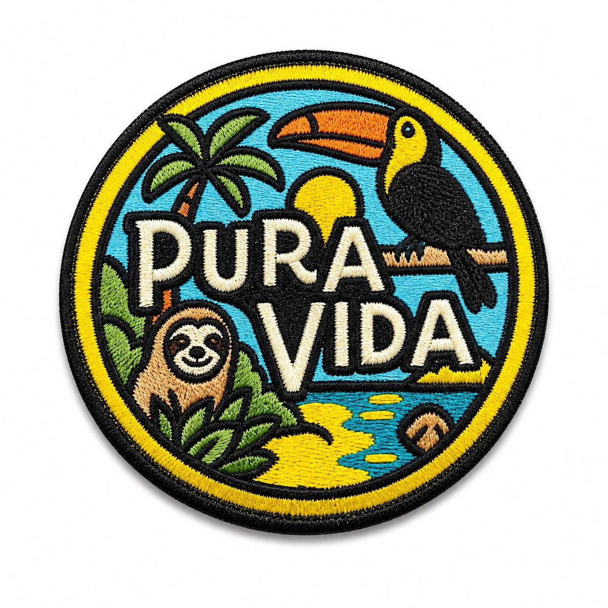 Pura Vida Sloth & Toucan Patch - image 3