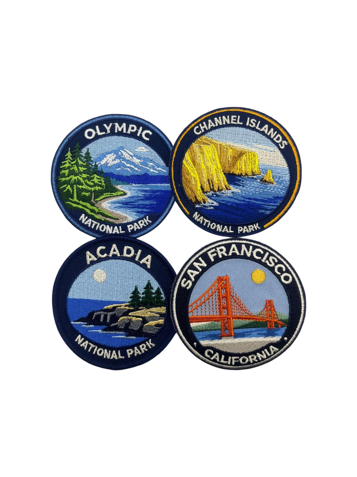 Coastal Parks Patch 4-Pack