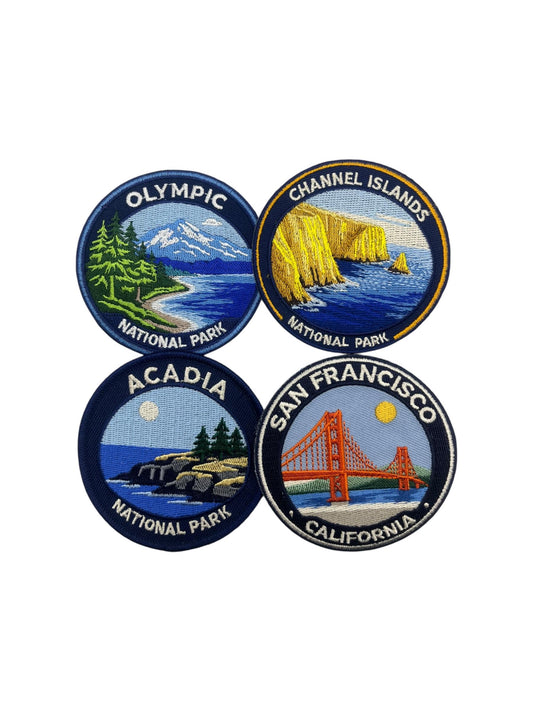 Coastal Parks Patch 4-Pack