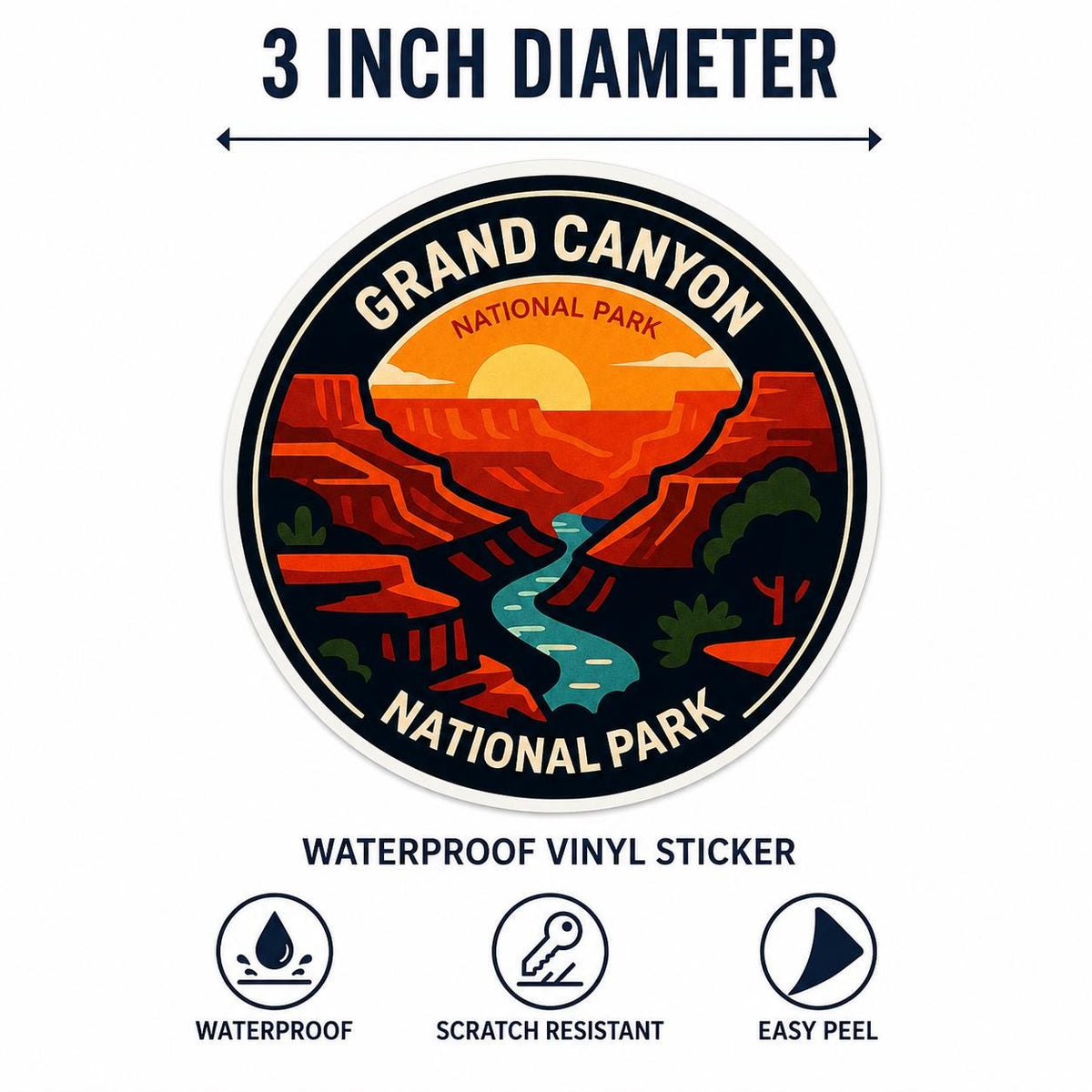 Grand Canyon Sticker 3-Pack - image 3