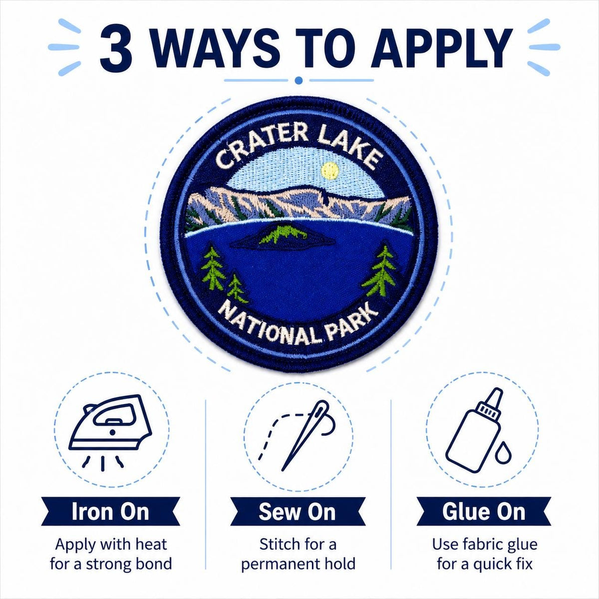 Crater Lake National Park Patch - image 3