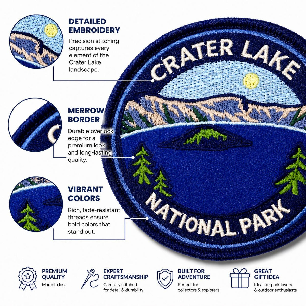 Crater Lake National Park Patch - image 7