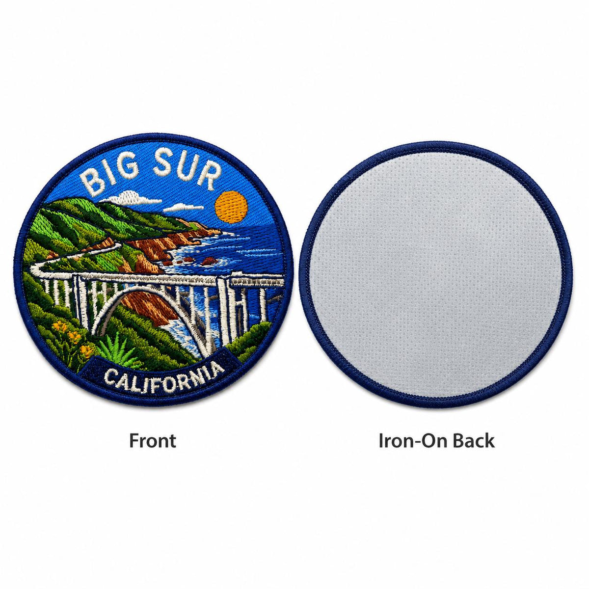 Big Sur Round Bixby Bridge Patch - image 3