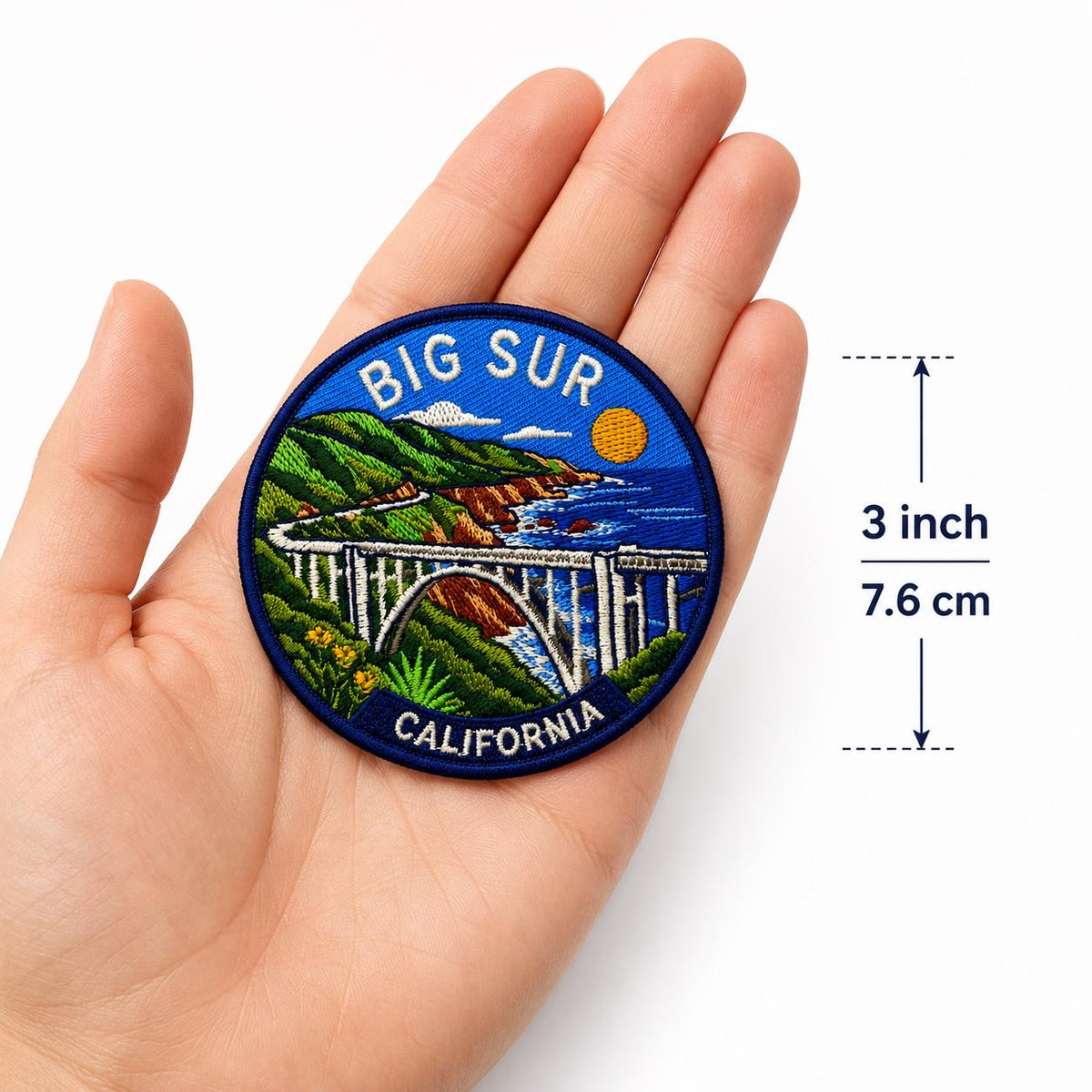 Big Sur Round Bixby Bridge Patch - image 4