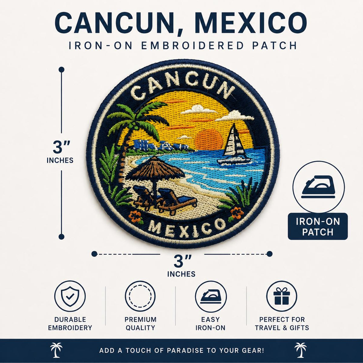 Cancun Sunset Beach Patch - image 3