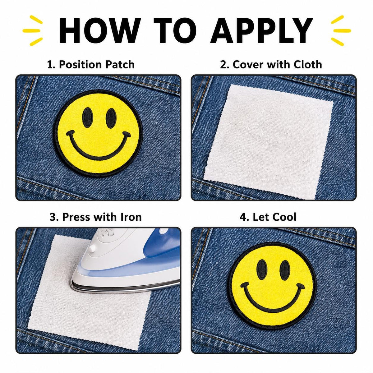 Smiley Face Patch - image 6