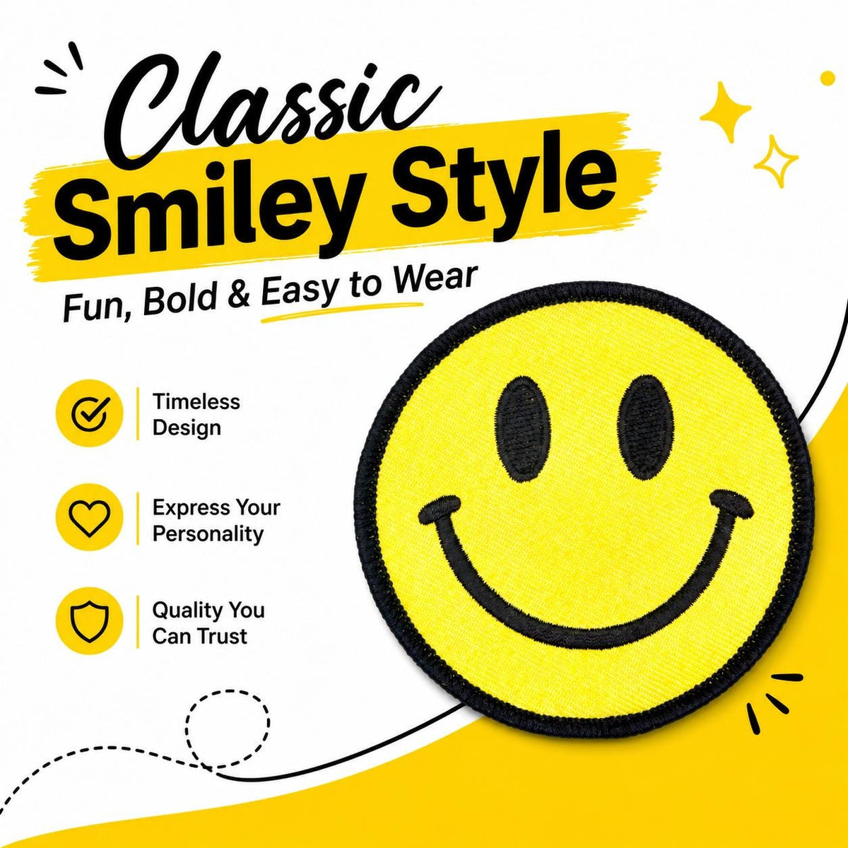 Smiley Face Patch - image 8