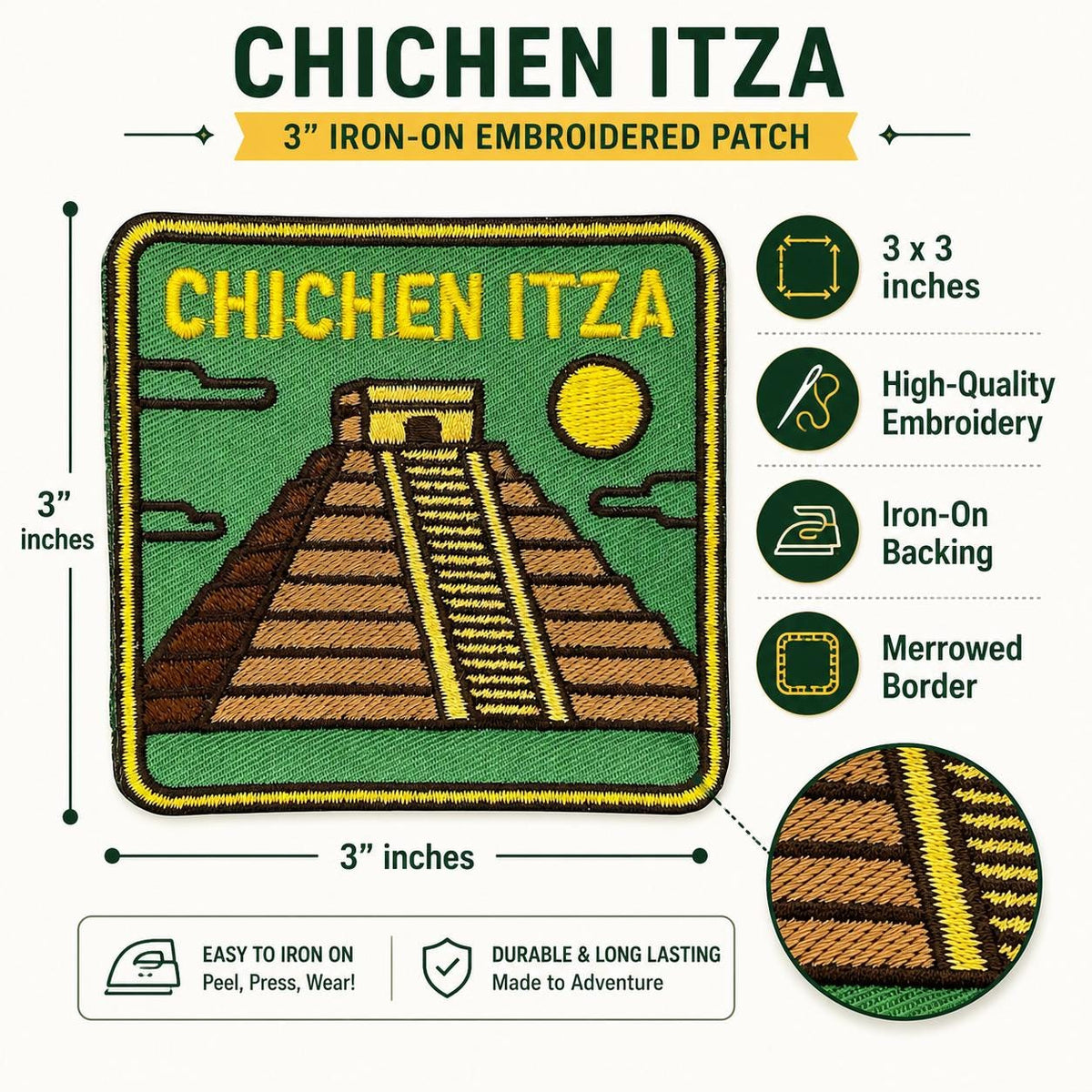 Chichen Itza El Castillo Patch - image 3