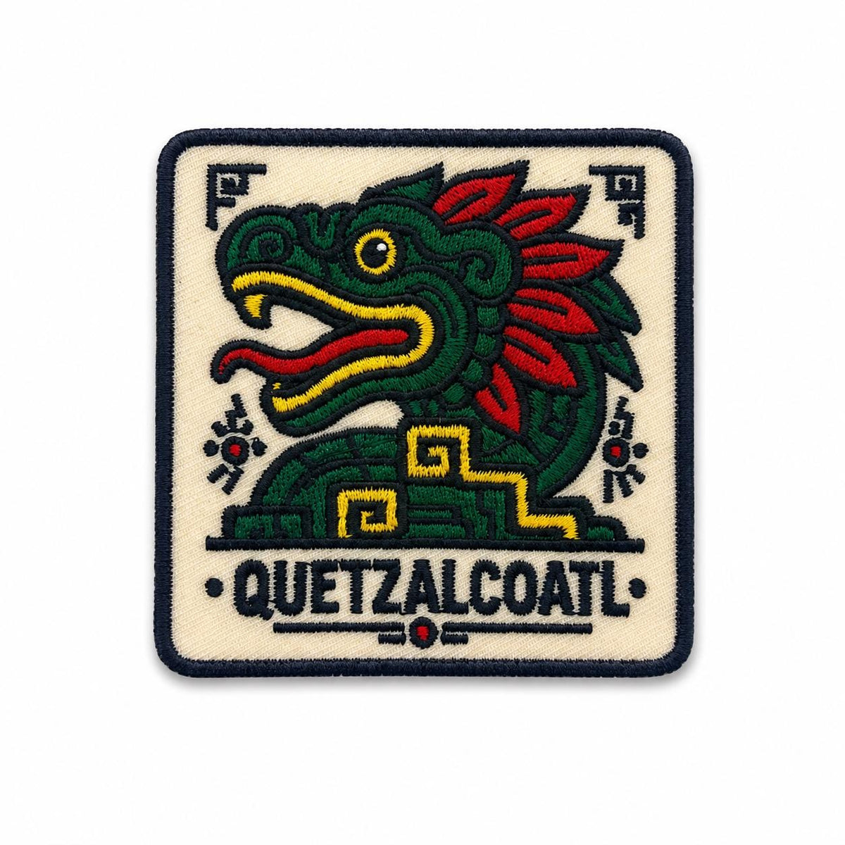 Quetzalcoatl Feathered Serpent Patch - image 2