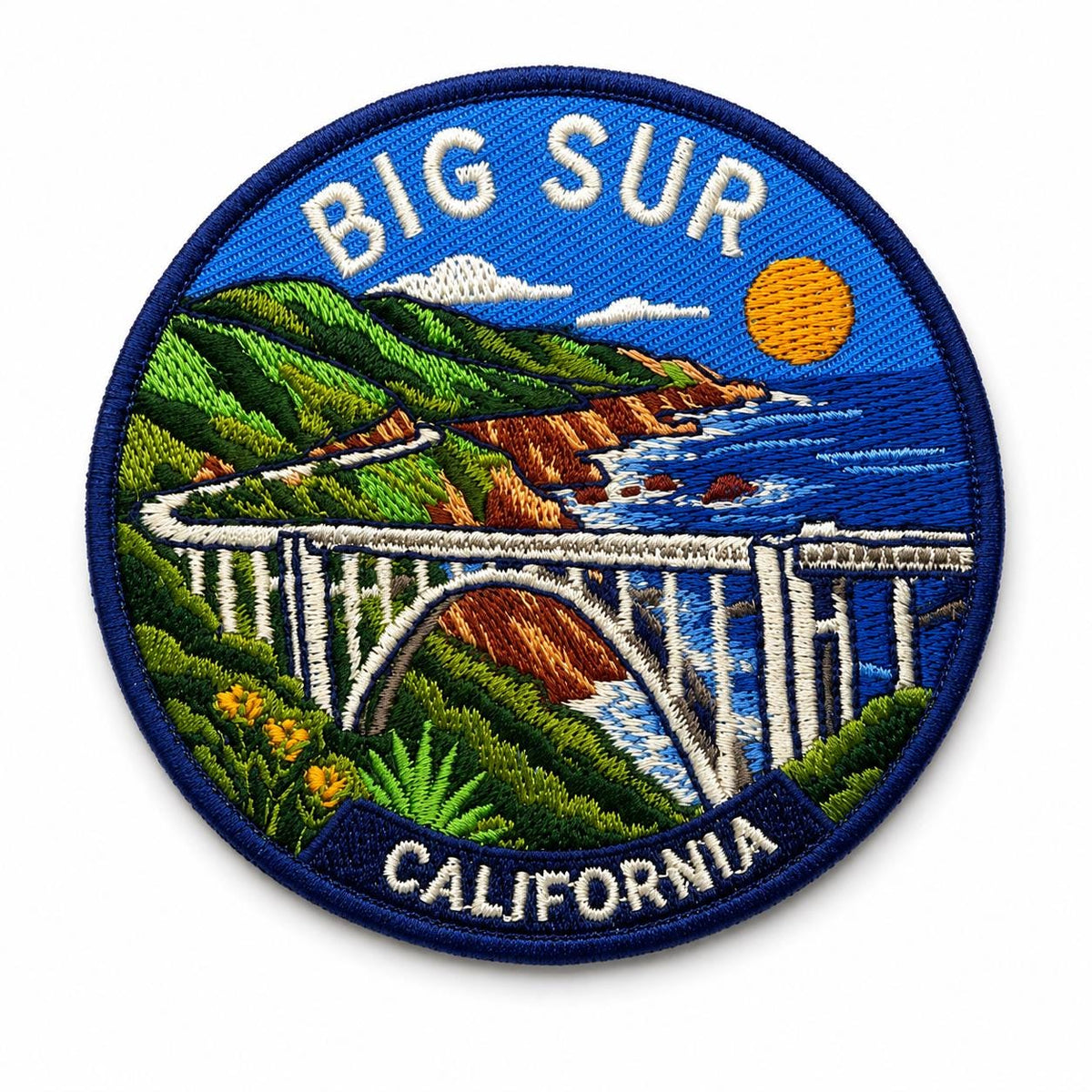 Big Sur Round Bixby Bridge Patch - image 2
