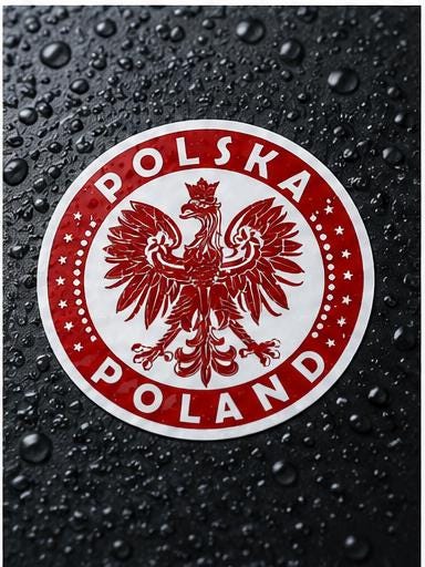 Poland Eagle Sticker 3-Pack - image 7