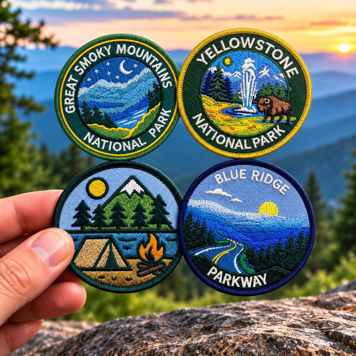 National Park Patch 4-Pack