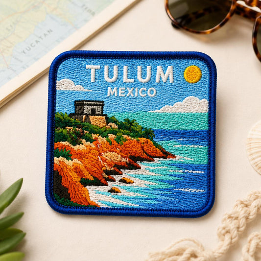 Tulum Coastal Ruins Patch