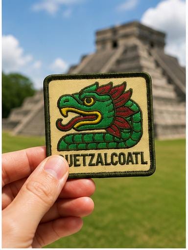 Quetzalcoatl Serpent Patch - image 5