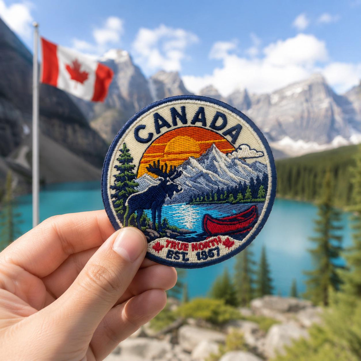 Canada True North Patch