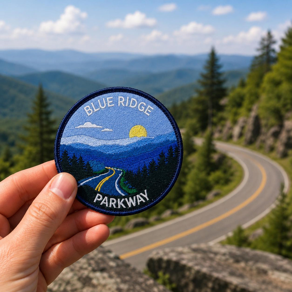Blue Ridge Parkway Mountain Road Patch