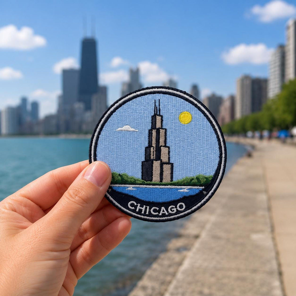 Chicago Skyline Patch