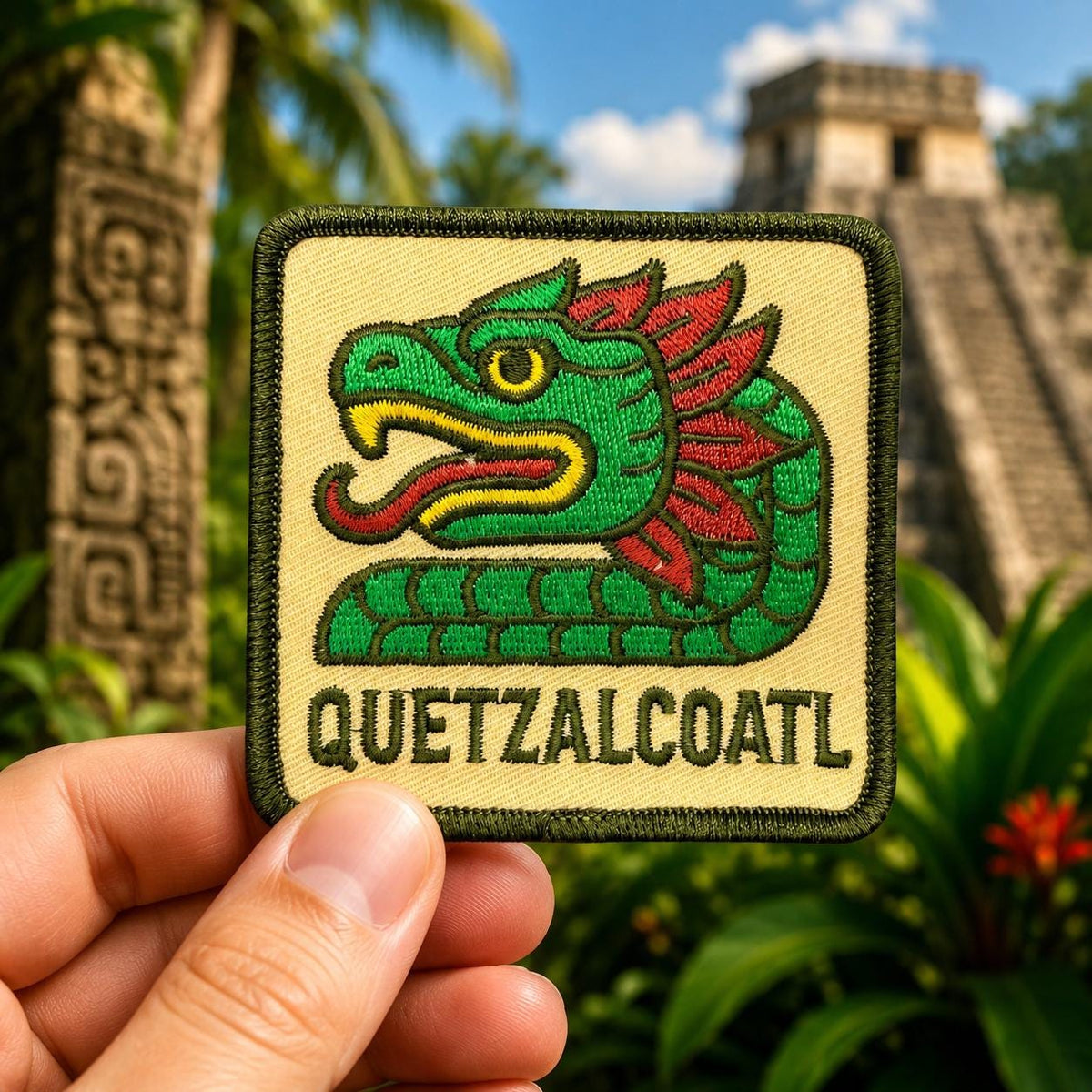 Quetzalcoatl Serpent Patch