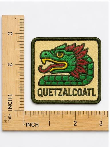 Quetzalcoatl Serpent Patch - image 6