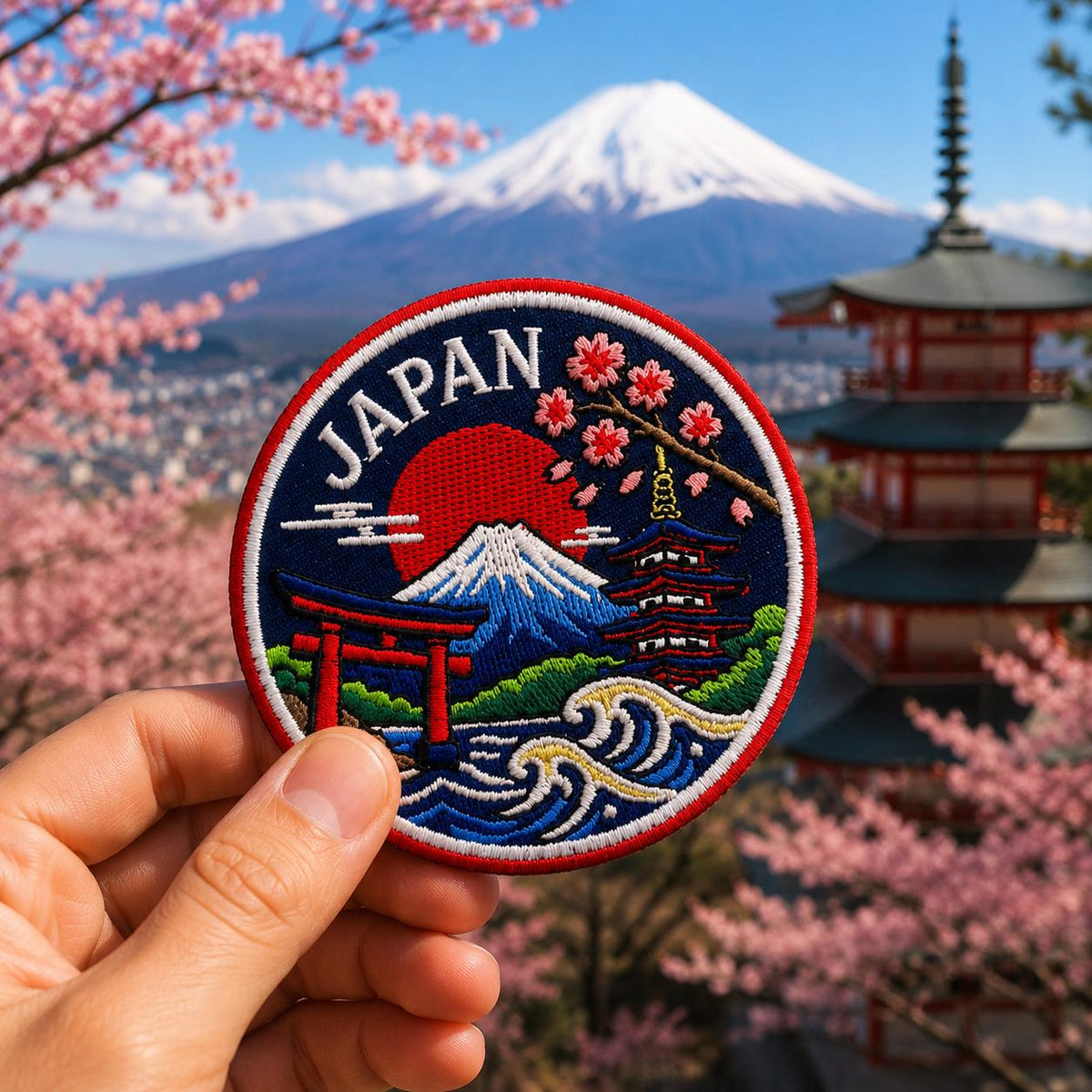 Mount Fuji Japan Patch