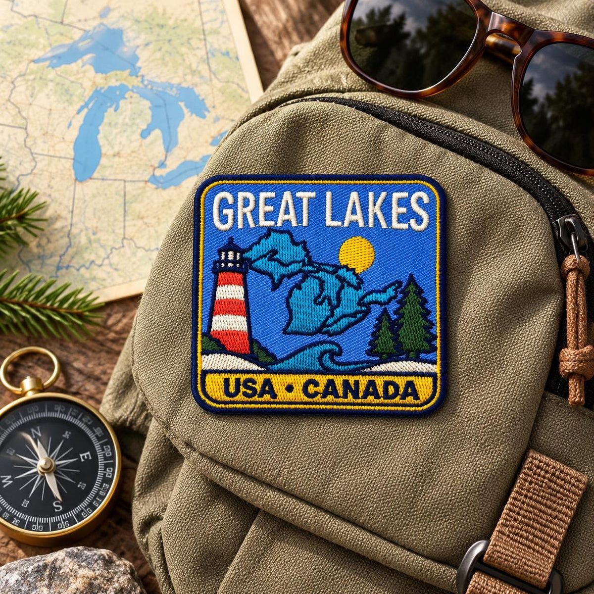 Great Lakes Lighthouse Patch