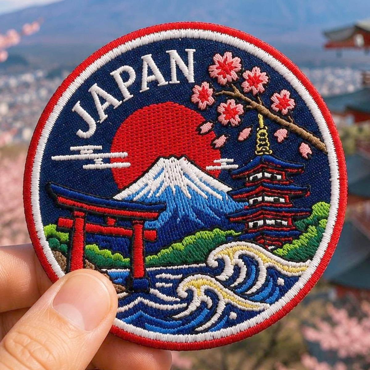 Mount Fuji Japan Patch